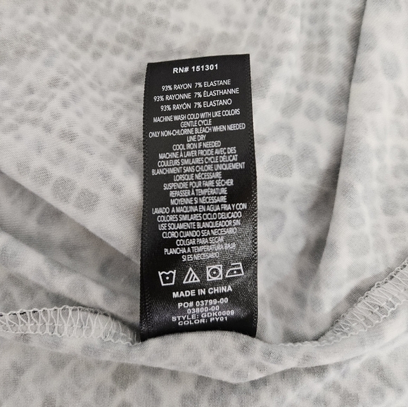 Good American Runaround Wrap Dress In Black And White Python Size 2 NWT - Picture 8 of 10